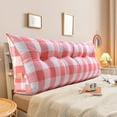 thumbnail image 3 of Large Bolster Wedge Pillow, Headboard Backrest Cushion Triangular Reading Pillow Positioning Support for Bed Sofa, 59*9*19.7inch, for hospital, Hotel, Daybed, Window seat, Couch, 3 of 5