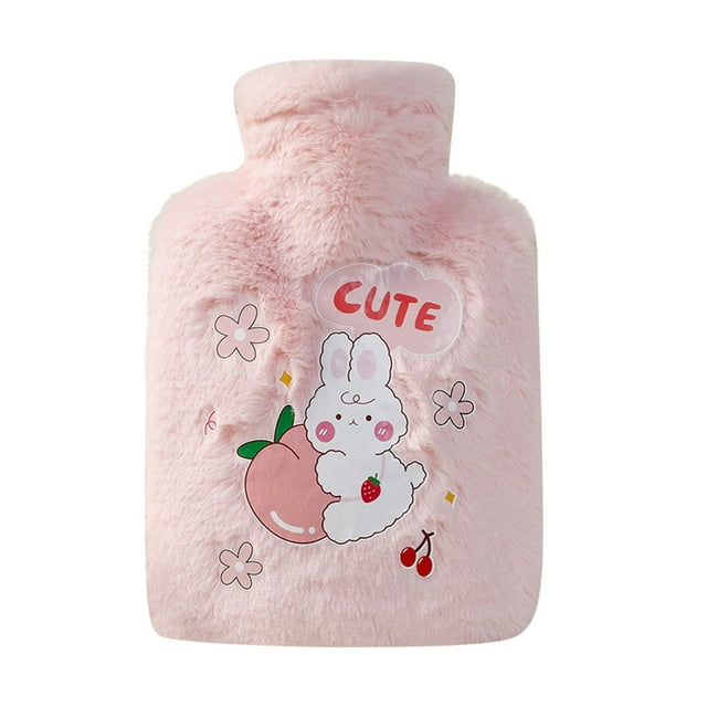 TechWave Easter Cozy Cartoon Hot Water Bottle Warming Hand Warmer Thickened & Explosion Design Adorable Fuzzy Heat Pack For Winter Comfort Hot Pack Reusable Heat Pack Microwave Kids Heated Gloves