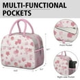 thumbnail image 6 of Reusable Floral Lnsulated Lunch Bag for Women & Men-Leakproof Water-Resistant Cooler Tote,Large Capacity(10.6x8.7x6.3in)for Work,Office,Travel,Picnic,Beach., 6 of 7