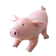 Multitrust Plush Toys Cartoon Pig Shaped Doll Throw Pillow Stuffed Toys