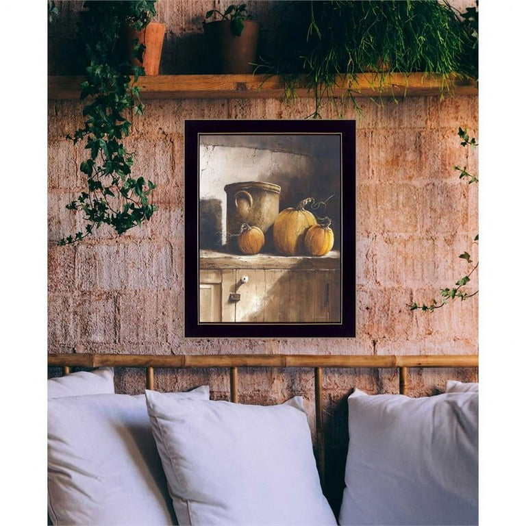 Crocks And Pumpkins 2 Black Framed Print Wall Art Crocks And Pumpkins 2 Black Framed Print Wall Art