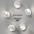 thumbnail image 3 of LIGHTINN Bathroom Vanity Light with Acrylic Shade, 2PCS Dimmable Built-in LED Light Fixtures for Vanity Bathroom Bathtub (White), 3 of 6