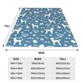 thumbnail image 3 of Vsdgher Poodle Dog Ultra-Soft Micro flannel Blanket Throw Blankets for Couch Sofa, Bed (4 sizes)-40"x30", 3 of 7