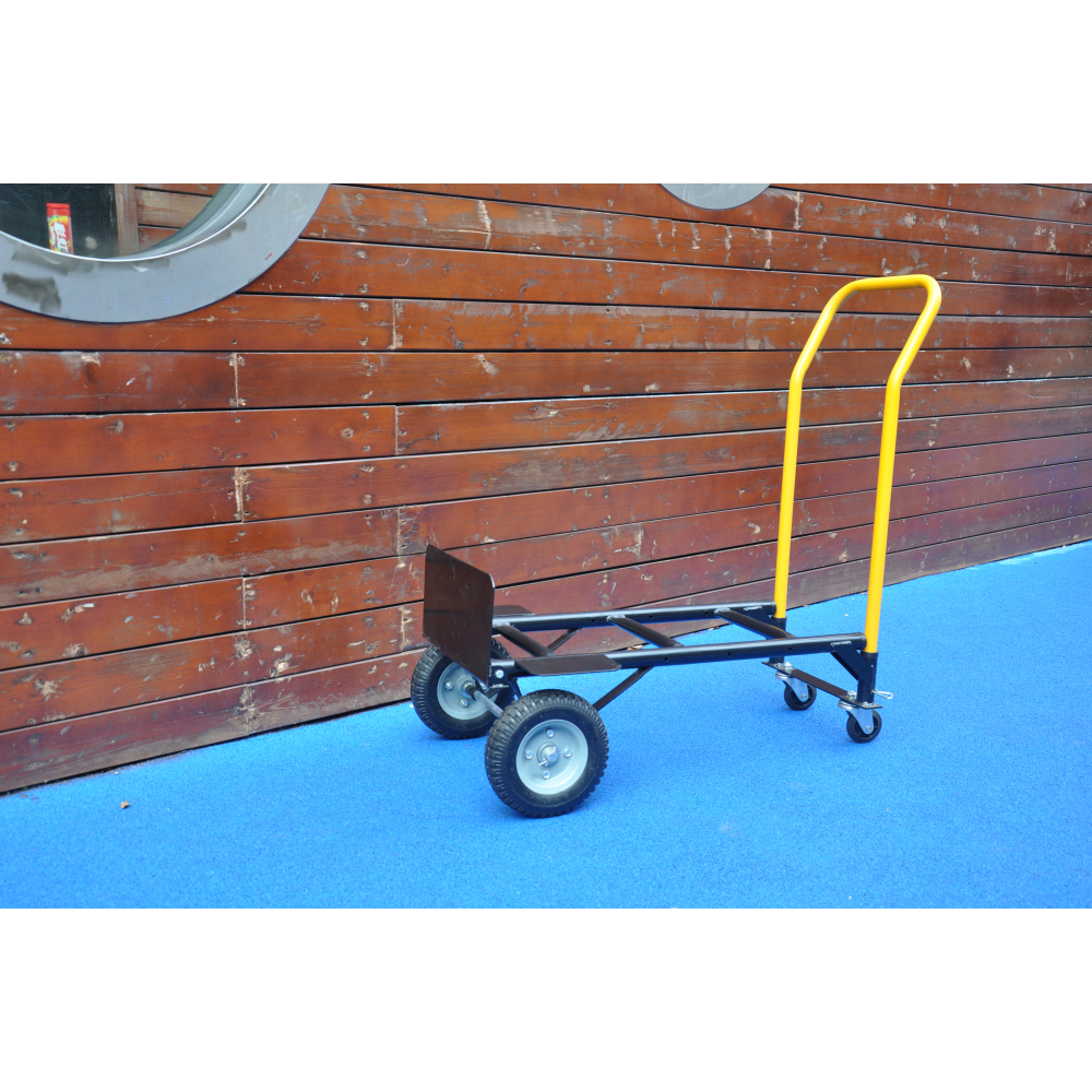DECMAY 330 Lbs Capacity Dual Purpose Hand Truck with Swivel Wheels