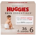 thumbnail image 1 of Huggies Skin Essentials Baby Diapers, Sizes: N-6, 76-36 Count, 1 of 9