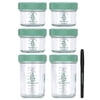 Sage Spoonfuls, Glass Baby Food Storage Jars, 6 Pack (1 Pack)
