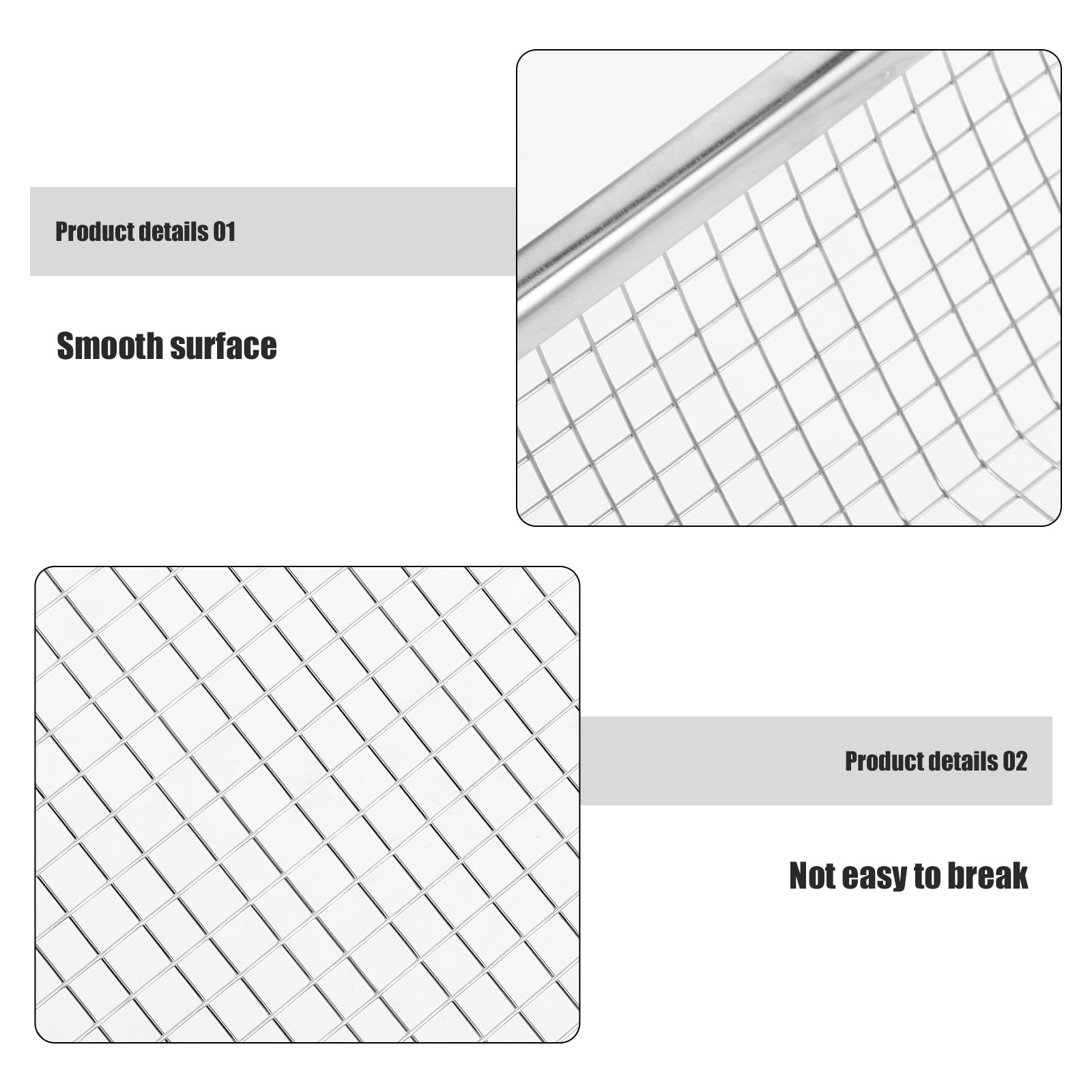 Metal Mesh Storage Basket for Kitchen, Dishwasher Safe Tableware Holder and Organizer for Baking and Dishwashing