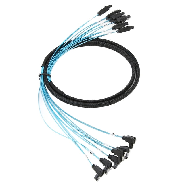 Mini Cable 6 To 6 Straight Curved Cable 6Gbps Anti Interference Double Group Shielding Cable For SSD