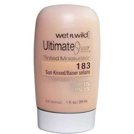 WET N WILD - Ultimate Sheer Tinted Moisturizer Sun Kissed 183 - 1 fl. oz. (29 ml)