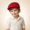 thumbnail image 2 of shoper Vintage-Newsboy-Beret for Kids Cabbie-Hat Flat Tweed Pageboy Cap for Toddler-Girls-Boys Outdoor 3-16Y, 2 of 4