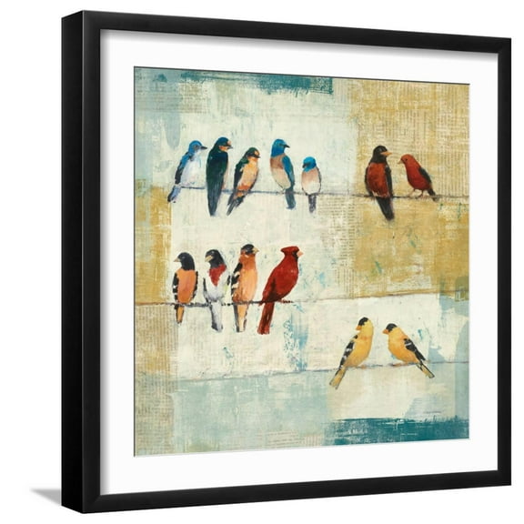 Art.com The Usual Suspects Art Print by Avery Tillmon, Black Frame Wall Art, 21" x 21"