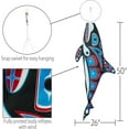 thumbnail image 5 of In the Breeze 5242 — Orca Totem 48-inch Fish Windsock — Fully Printed PNW Native-Inspired Garden Décor, 5 of 6