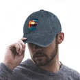 thumbnail image 4 of Dumpster Fire Navy Hat Adjustable Funny Fashion Unisex Baseball Cap for Men Women, 4 of 7