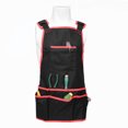 thumbnail image 3 of Labymos Garden Tool Apron Adjustable Waist Tool Apron with Pockets Gardening Kit Work Apron Double, 3 of 8