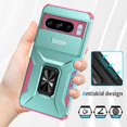 thumbnail image 3 of Funda para GANGXUN Google Pixel 8 Pro - Soporte metálico, Función magnética, Verde, 3 of 5