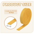 thumbnail image 2 of Uxcell Flat Leather Strap, Length PU Leather Strip Single Sided String Cord Strip for Crafts Necklace Bracelets Yellow 5/16", 2 of 7