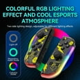 thumbnail image 5 of Ababeny Joypads With Colorful RGB Light for Nintendo Switch,Wireless Controller, L/R Gaming Controllers - Switch Joystick Support Dual Vibration/Screenshot/Sport Control/One Key Reset, 5 of 5