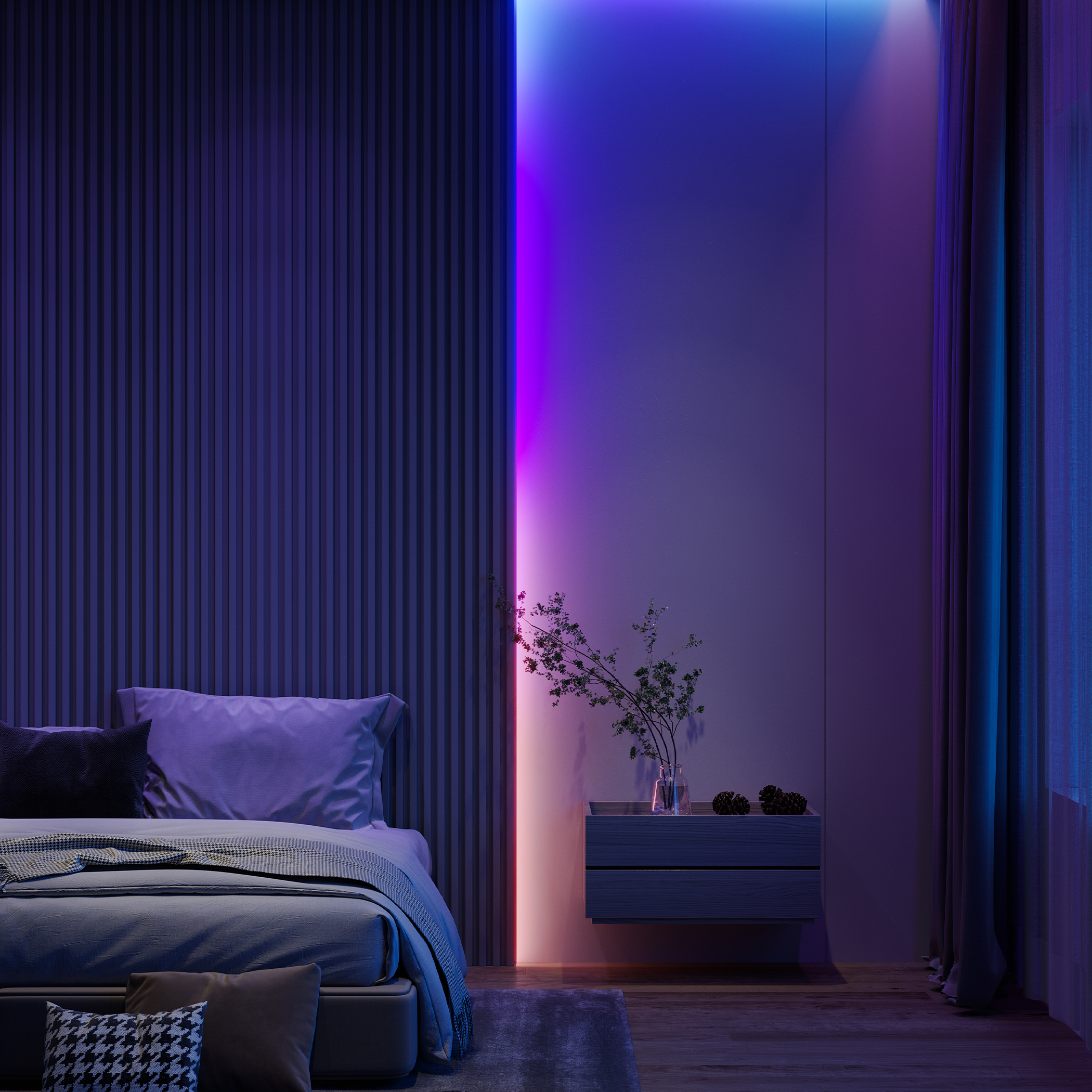 Govee 24.6ft Wi-Fi RGBIC LED Strip Light with Voice Control photo 6