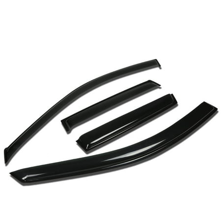Acura Tl Vent Visor For 2007 to 2012 Acura RDX TB1 4pcs Window Vent Visor Deflector Rain Guard (Dark Smoke) 08 09 10 11 ()