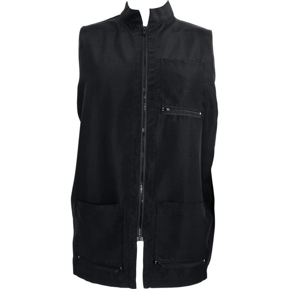 Vincent Barber China Collar Vest Black Medium/Large CA-VT2351M-L