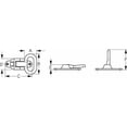 thumbnail image 2 of Sea-Dog 322620-1 Sand Cast Brass Chrome Plated Folding Step, 2 of 2