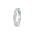 thumbnail image 4 of 14kt White Gold Womens Princess Diamond Wedding Band 1/2 Cttw, 4 of 4