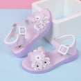 thumbnail image 4 of LNMQLPDBS Kids Summer Shoes Comfort Soft Sole Tie-Dye Platform Summer Outdoor Sandals Casual Trendy Beach Sandals Girls Athletic Shoes Girls' Sandals for Outdoor Athletic, 4 of 7