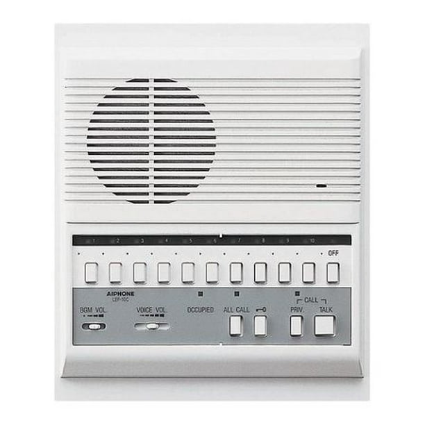 AIPHONE LEF-10C Call Audio Master Station,LE Series - Walmart.com