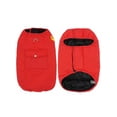 thumbnail image 2 of Gustave Reversible Dog Winter Coat Water Resistant Windproof Dog Jacket Pet Warm Puffer Vest Cold Weather Clothes for Puppy Small Medium Large Dogs - Red, L, 2 of 8