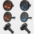 thumbnail image 4 of 2 Pieces 316L Car Aromatherapy Oil Diffuser Air Freshener with 48 Felt Pad (Tree Patterns), 4 of 7