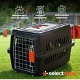 thumbnail image 2 of Jaula Transportadora para Gato Perro Caja de Viaje para Mascotas Jaulas para Viaje Transportadora para Perro Chico y Mediano (Rosa/Blanco), 2 of 7