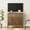 Walnut, variant on 31.5" Modern Reeded TV Stand with Doors, Entertainment Center with Shelf, Wooden TV Console with Drawers for Living Room