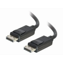 C2G 54425 DisplayPort Cable with Latches M/M, 8K UHD Compatible - Digital Audio Video, Black (30 Feet, 9.14 Meters)
