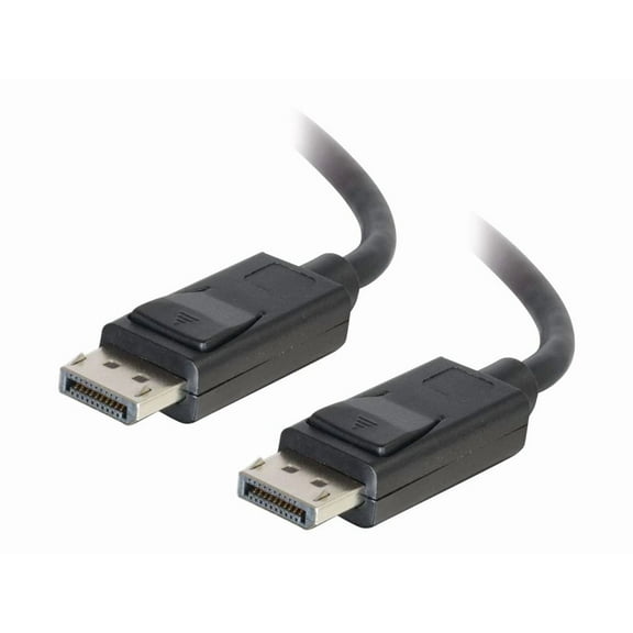 C2G 54425 DisplayPort Cable with Latches M/M, 8K UHD Compatible - Digital Audio Video, Black (30 Feet, 9.14 Meters)