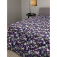 thumbnail image 2 of Tropic Down Alternative Comforter, Safari Jungle Wild JaguarsWalking in Rainforest Plants Monstera Exotic, Microfiber Quilt for All Season, 5 Sizes, Pale Earth Yellow Green, by Ambesonne, 2 of 3