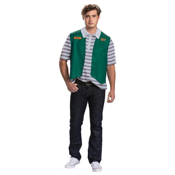 Disguise Mens Netflix Stranger Things Steve Harrington Video Shop Deluxe Costume - Size Medium