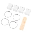 thumbnail image 1 of Sonew 8209,intersect,Plastic Floss Bobbin Set intersect‑Stitch Embroidery Thread Management Tool Manual Winding White, 1 of 11