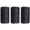 Black, variant on High Strength Polyester Thread for Upholstery, Outdoor Market, Drapery, Beading, Purses, Leather, Hair Weave , Hair Extensions, Wig DIY Project 3 Rolls (3 Thread, Blond)