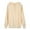 Beige, variant on Female Long Sleeve Hoodie Women's Solid Color Winter Warm Lamb Wool Blend Round Neck Long Sleeve Pullover Hoodie with Drawstring for Casual Comfort M