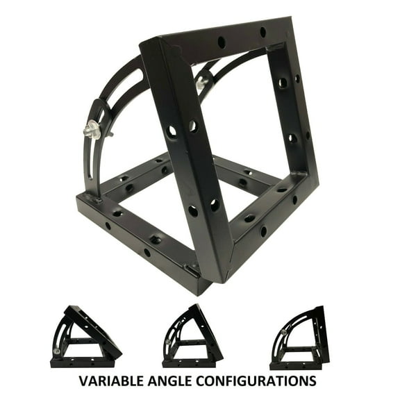 Cedarslink Angle Adjust Square Black Bolt Trussing 8"x8" Truss Corner 90 Degree