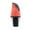 Orange-OR-clearacne, variant on OEFNTAC Food Grade Oil Bottle Stopper Lid Automatic Opening Seasoning Cap ABS Silicon Leakproof Push-In Universal Fit Easy Clean Dispenser for Olive Oil Vinegar 7x3.5cm