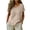 Beige@GC@, variant on CONZONE Women's Cotton Linen Tshirts Short Sleeve T Shirts for Women Casual Crew Neck Solid Color Lightweight Tees Soft Cozy Tops