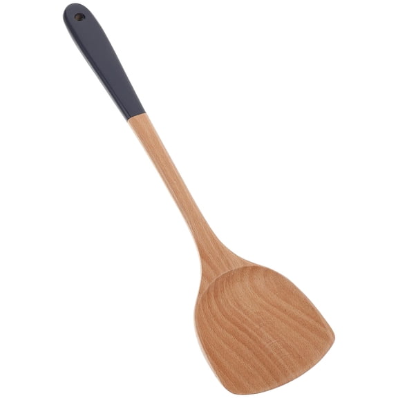 Mohdy Wooden Wok Spatula for Cooking 39Cm Wood Turner Non Stick Pan Handle, Kitchen Utensil Home and Use1 Spatulawooden
