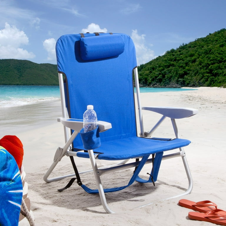 RIO Beach Big Guy Backpack Beach Chair Stripe Walmart