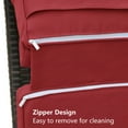 thumbnail image 6 of JP Outdoor Recliner Cushion Replacement for Indoor or Outdoor Lounge Chair, Red, 6 of 10