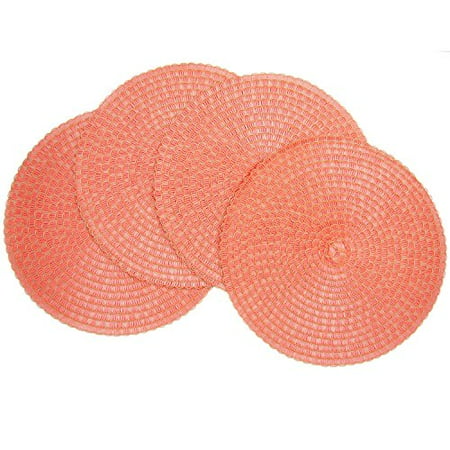 mills benson coral petal placemats round manufacturer walmart