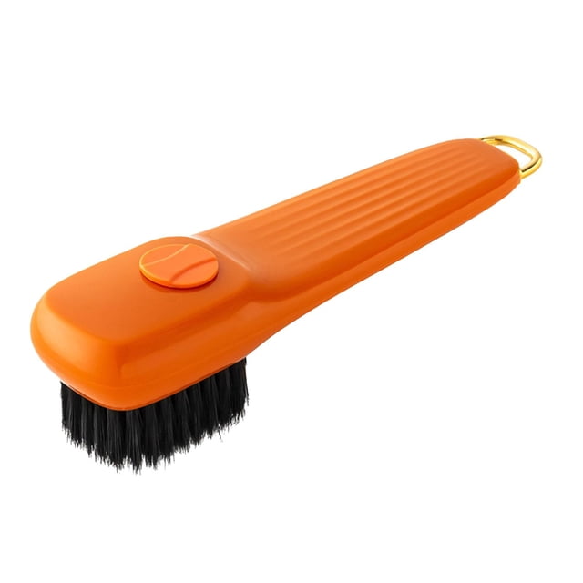 Cepillos de limpieza para el hogar, cepillo para zapatos, cepillo multifuncional para fregar ropa. Naranja