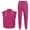 Rose Pink, variant on VIAOLI Women's Scrubs Set - Stretch Sleeveless Top & Pants for Nurse Uniform