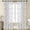 A, variant on 2 Pcs Light Filtering Voile Drapes 98.43 x 59.06 Inch for Sliding Glass Door, White Embroidered Floral Sheer Curtains, Linen Textured Semi Sheer Grommet Window Curtains, Curtains and Valances