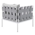 thumbnail image 5 of Modway Harmony 10-Piece  Sunbrella® Outdoor Patio Aluminum Sectional Sofa Set in Gray Gray, 5 of 10